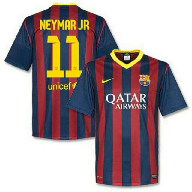 Maillot Barcelone Domicile 2013/14 - Neymar Jr 11 - MyBabiesHeros