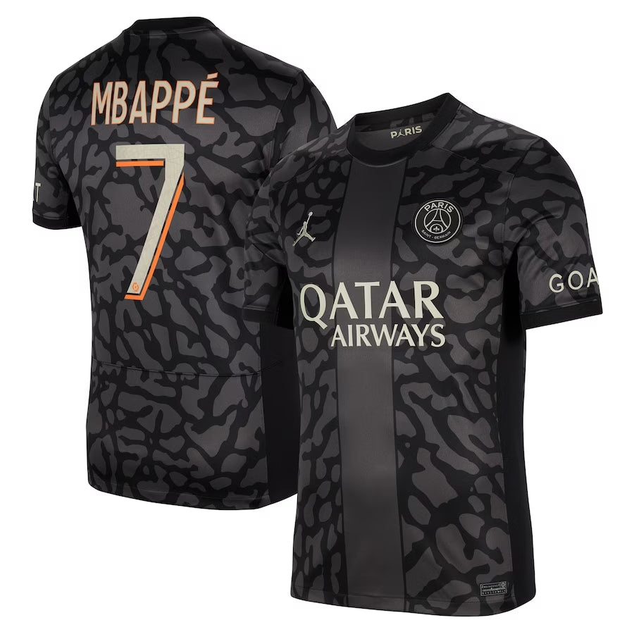 Maillot PSG Troisième 2023/24 - MBAPPÉ 7 - MyBabiesHeros