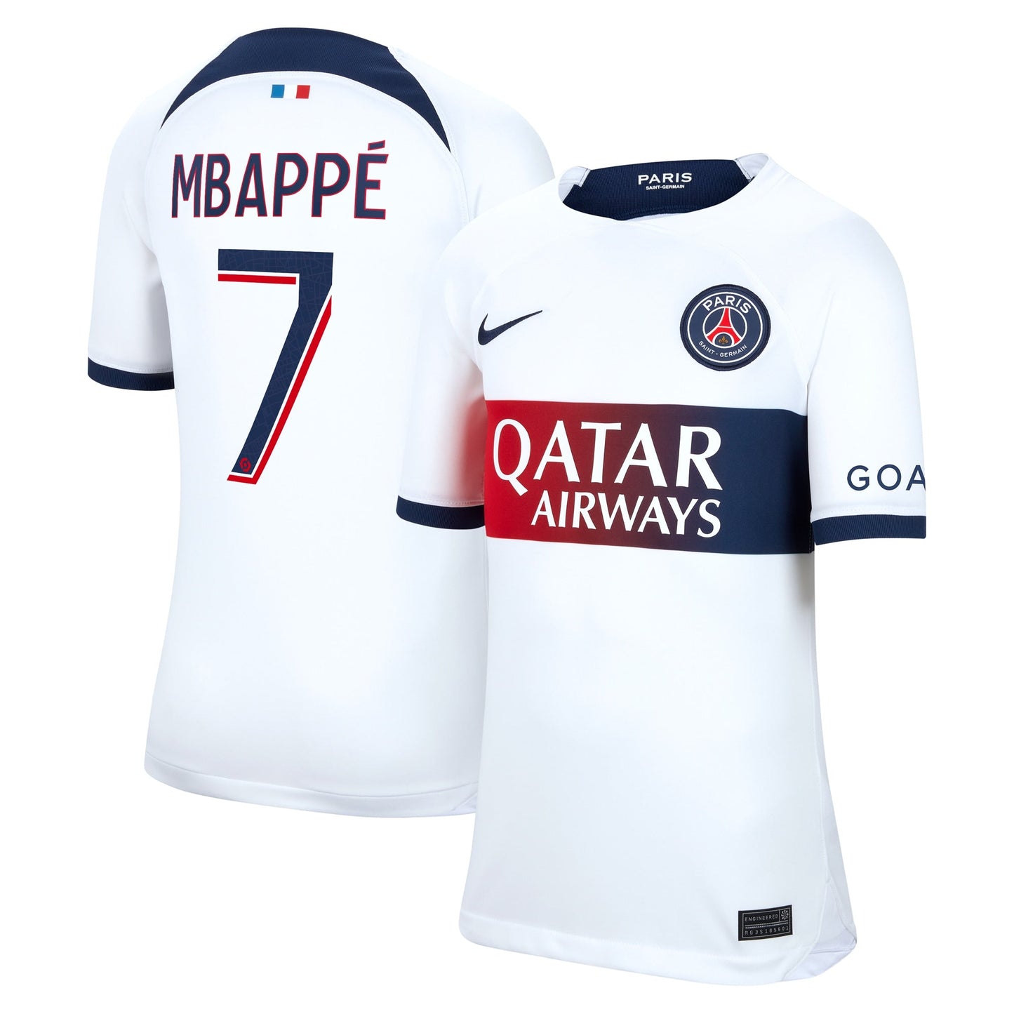 Maillot PSG Extérieur 2023/24 - MBAPPÉ 7 - MyBabiesHeros