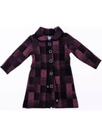 6-7-8-9-10 ages winter girl fleece buttoned jacket model4
