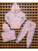 1/12 age wholesale kids tracksuit pink color girl