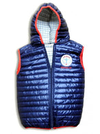 3-4-5-6-7-8-9-10 ages winter children's hooded vest wholesale color1