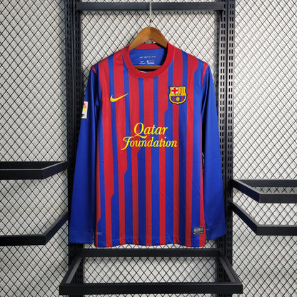 Maillot Barcelone Domicile 2011/12 - Manches Longues