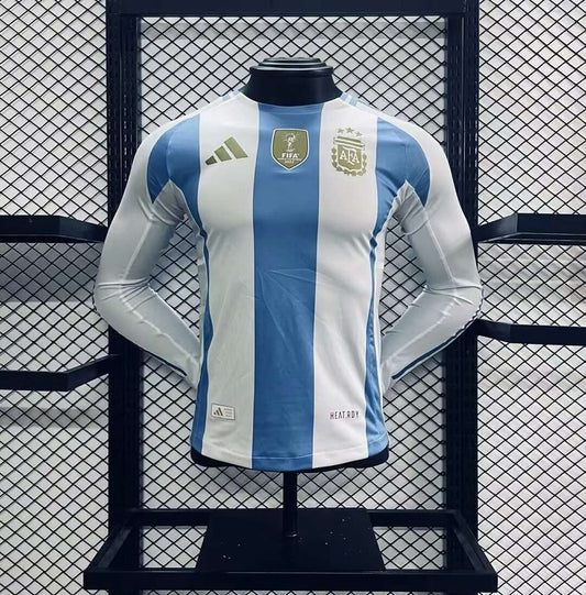 Maillot Argentine Domicile 2024/25 - Manches Longues - Version Joueur