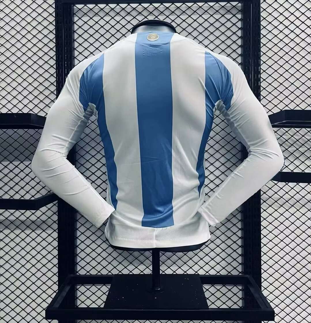 Maillot Argentine Domicile 2024/25 - Manches Longues - Version Joueur