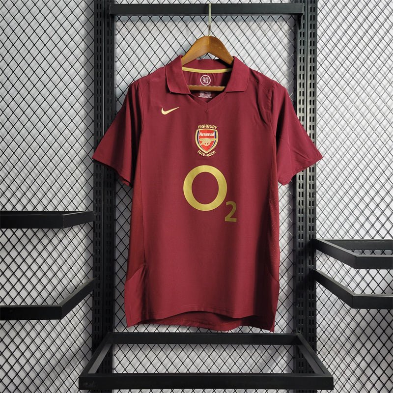 Maillot Arsenal Domicile 2005/06