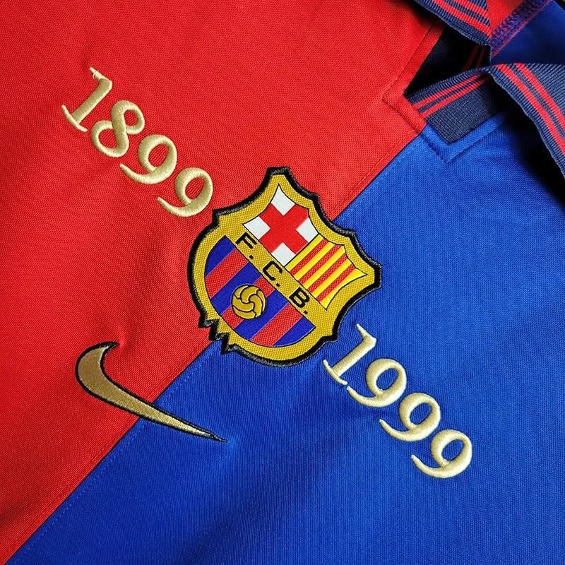 Maillot Barcelone 1999/00 - 100ème Anniversaire - Manches Longues