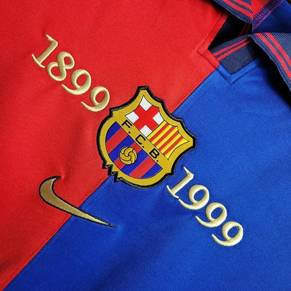 Maillot Barcelone 1999/00 - 100ème Anniversaire - Manches Longues