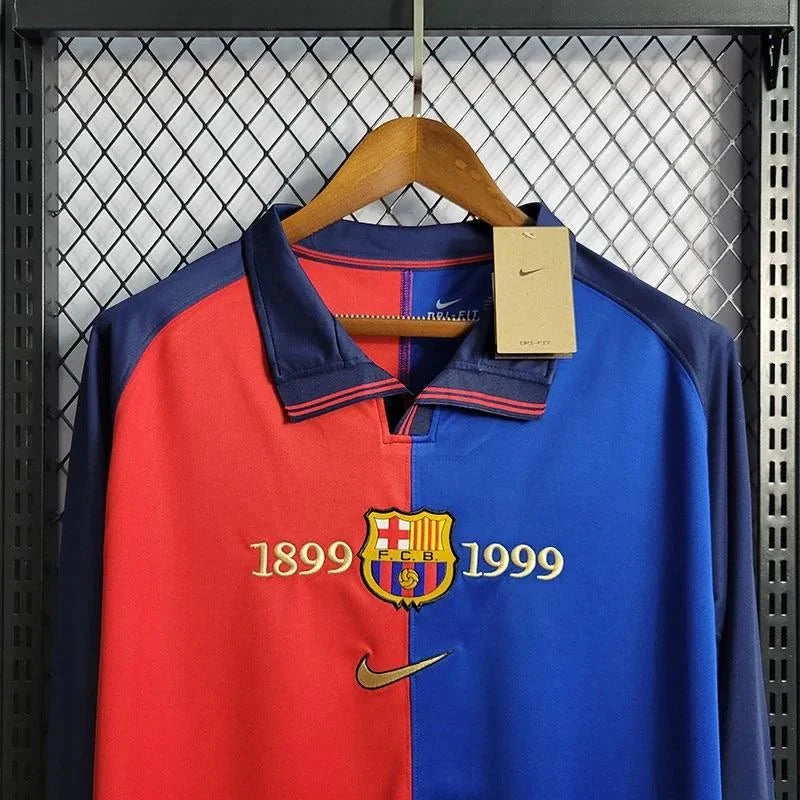 Maillot Barcelone 1999/00 - 100ème Anniversaire - Manches Longues