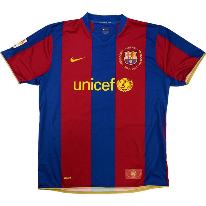 Maillot Barcelone Domicile 2007/08 - Messi 10