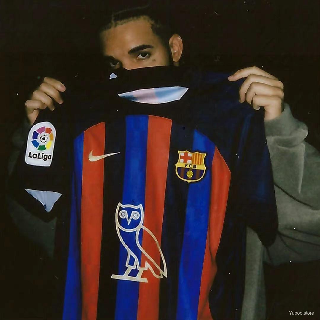 Maillot Barcelone x Drake OVO 2022/23