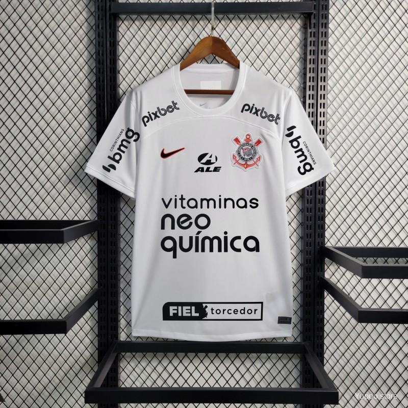 Maillot Corinthians Domicile 2023/24 - Tous les Sponsorings