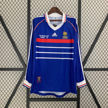 Maillot France Domicile 1998 - Manches Longues - Mundial 1998