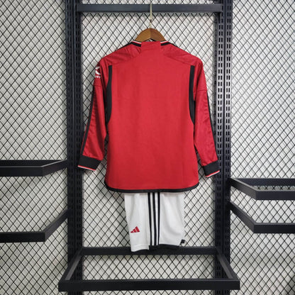 Kit - Manchester United Domicile 2023/24 - Manches Longues