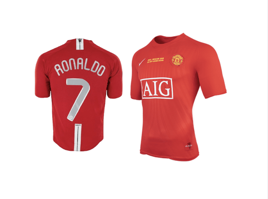 Maillot Manchester United Domicile 2007/08 - Finale de la Ligue des Champions - Ronaldo 7