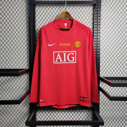 Maillot Manchester United Domicile 2007/08 - Manches Longues - Finale de la Ligue des Champions