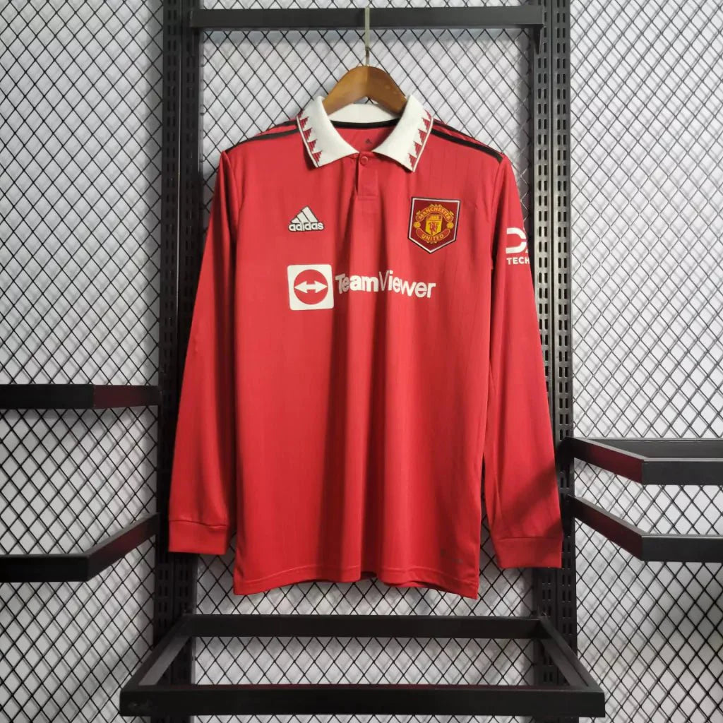 Maillot Manchester United Domicile 2022/23 - Manches Longues