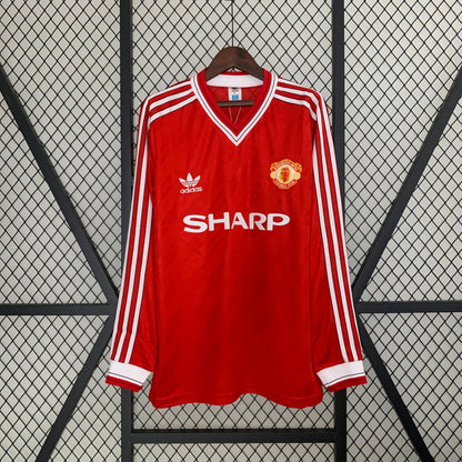 Maillot Manchester United Domicile 1986/87 - Manches Longues