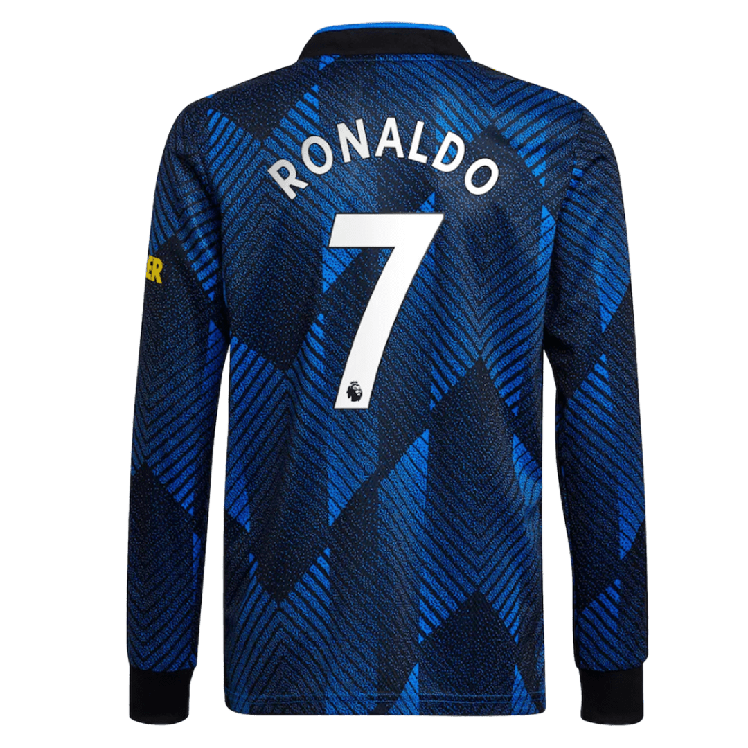 Maillot Manchester United Troisième 2021/22 - Manches Longues - Ronaldo 7