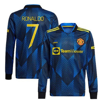 Maillot Manchester United Troisième 2021/22 - Manches Longues - Ronaldo 7