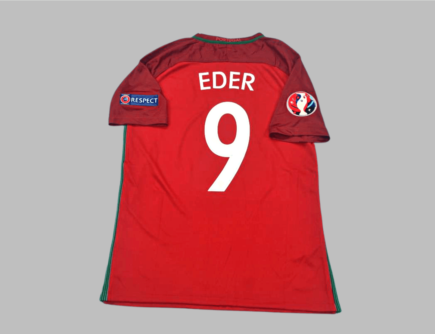 Maillot Portugal Domicile 2016 - EDER 9 + Symboles de l'euro 2016