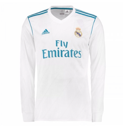 Maillot Real Madrid Domicile 2017/18 - Manches Longues - Ronaldo 7