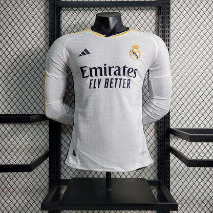 Maillot Real Madrid Domicile 2023/24 - Manches Longues - Version Joueur