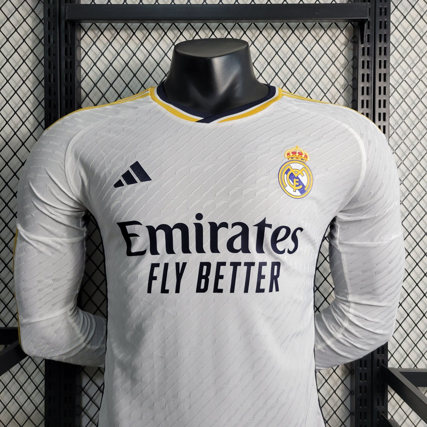 Maillot Real Madrid Domicile 2023/24 - Manches Longues - Version Joueur