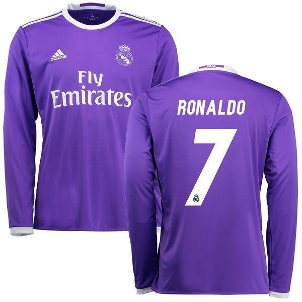 Maillot Real Madrid Extérieur 2016/17 - Manches Longues - Ronaldo 7