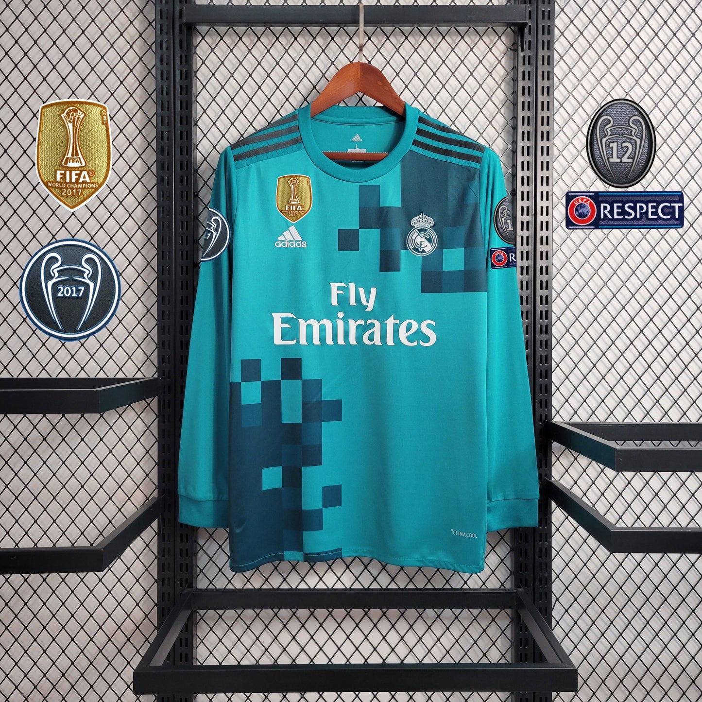 Maillot Real Madrid Troisième 2017/18 - Ligue des Champions - Manches Longues