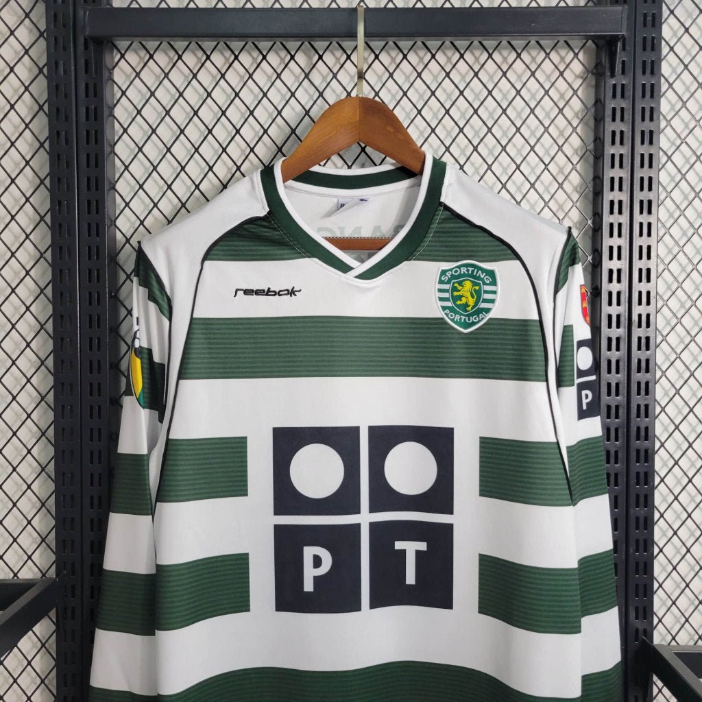 Maillot Sporting Domicile 2002/03 - Manches Longues